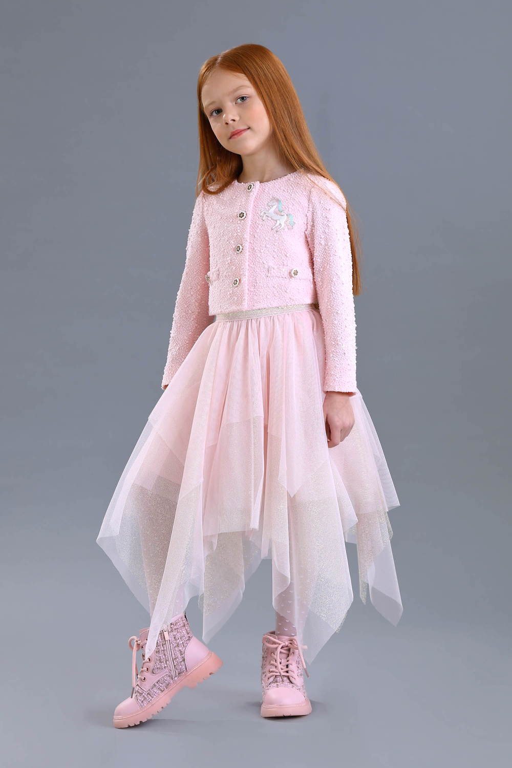 картинка Жакет 2385-123-ВПБ (розовый) от магазина Маленькая Леди