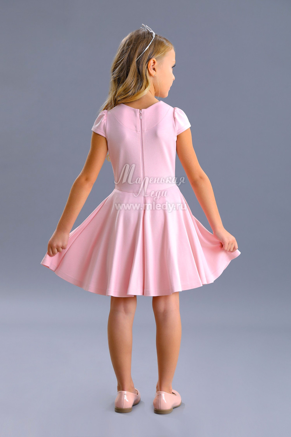 Нарядное Платье нарядное для девочки из джерси, цвет 