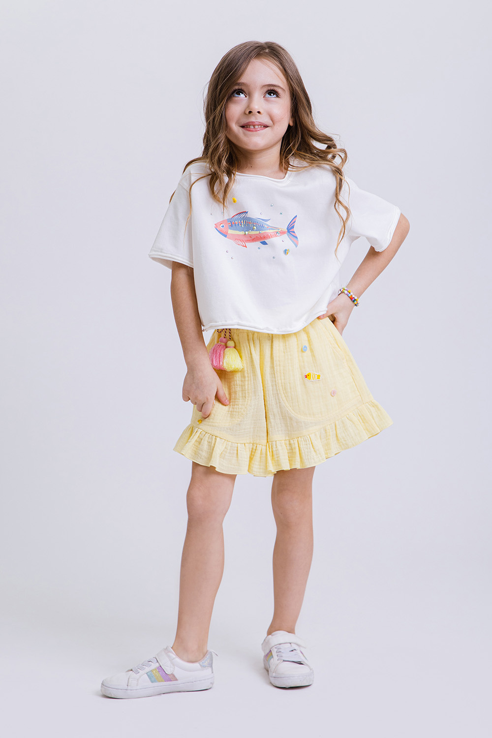 картинка Шорты FSL-569-326-ВХМ (желтый) от магазина Маленькая Леди