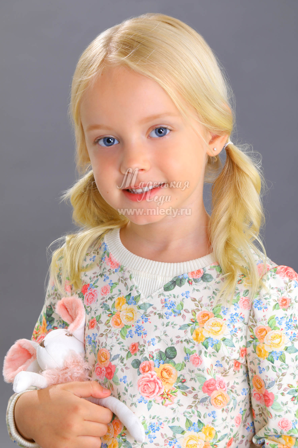  Свитшот для девочки из трикотажа хлопкового, цвет 
