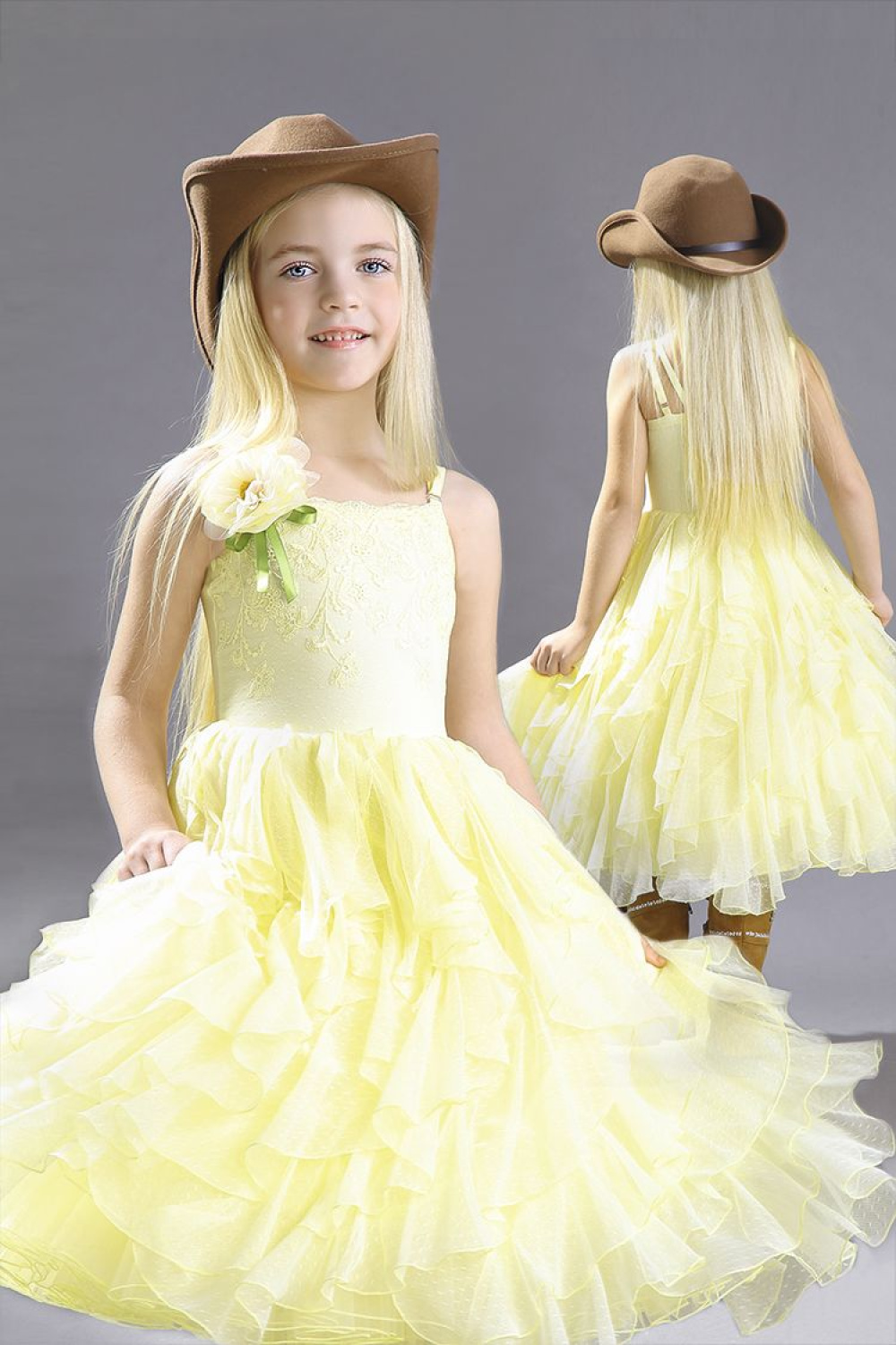  Платье нарядное для девочки из сетки, цвет 