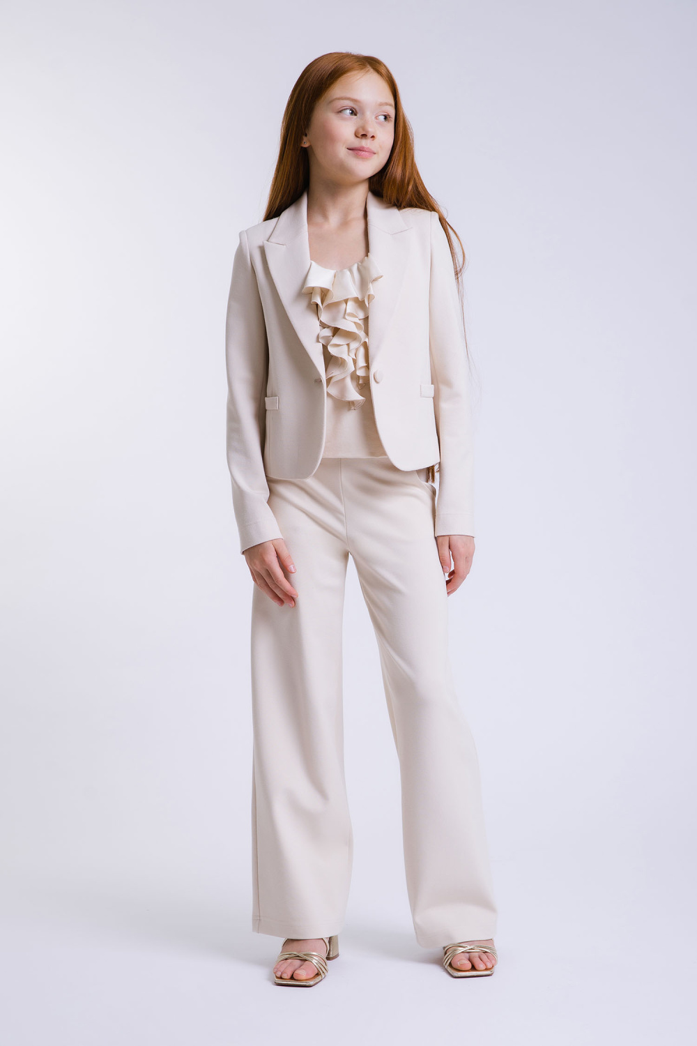 картинка Жакет FSL-547-126-ТВК-340 (песочный) от магазина Маленькая Леди