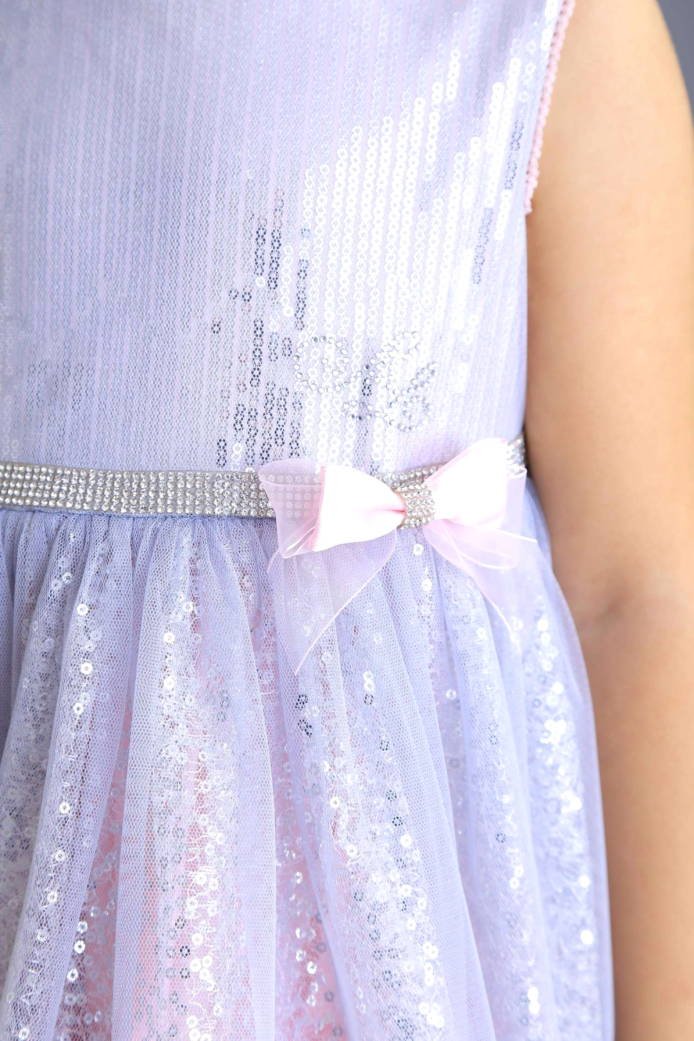 Нарядное Платье нарядное для девочки из пайеток, цвет 