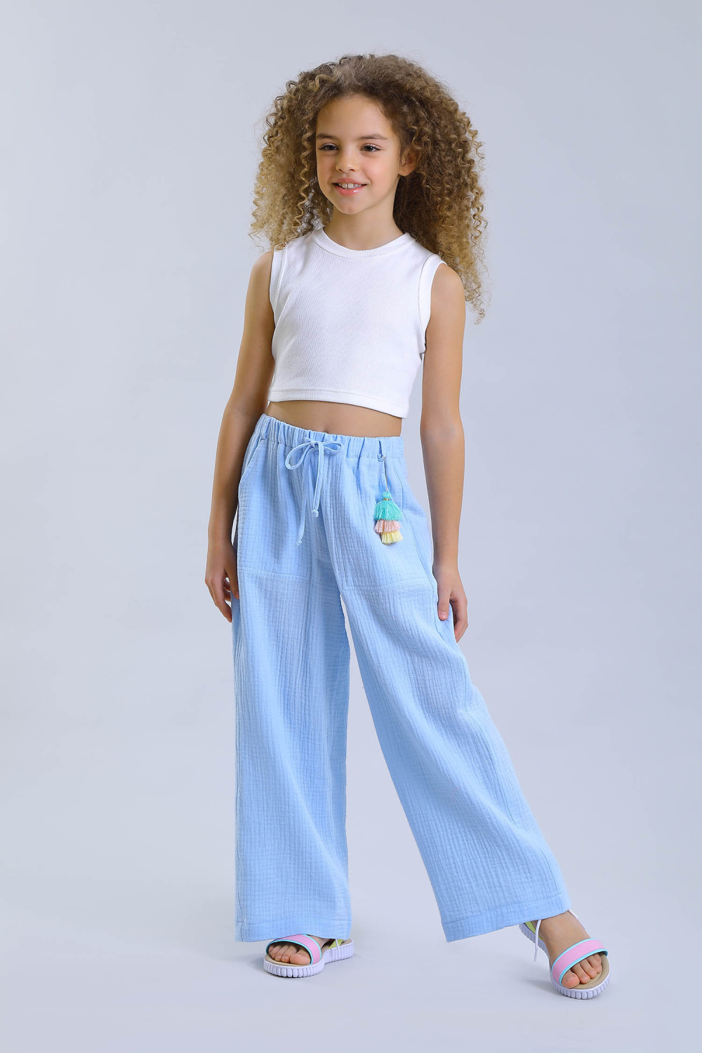 картинка Брюки FSL-509-326-ВХМ (голубой) от магазина Маленькая Леди