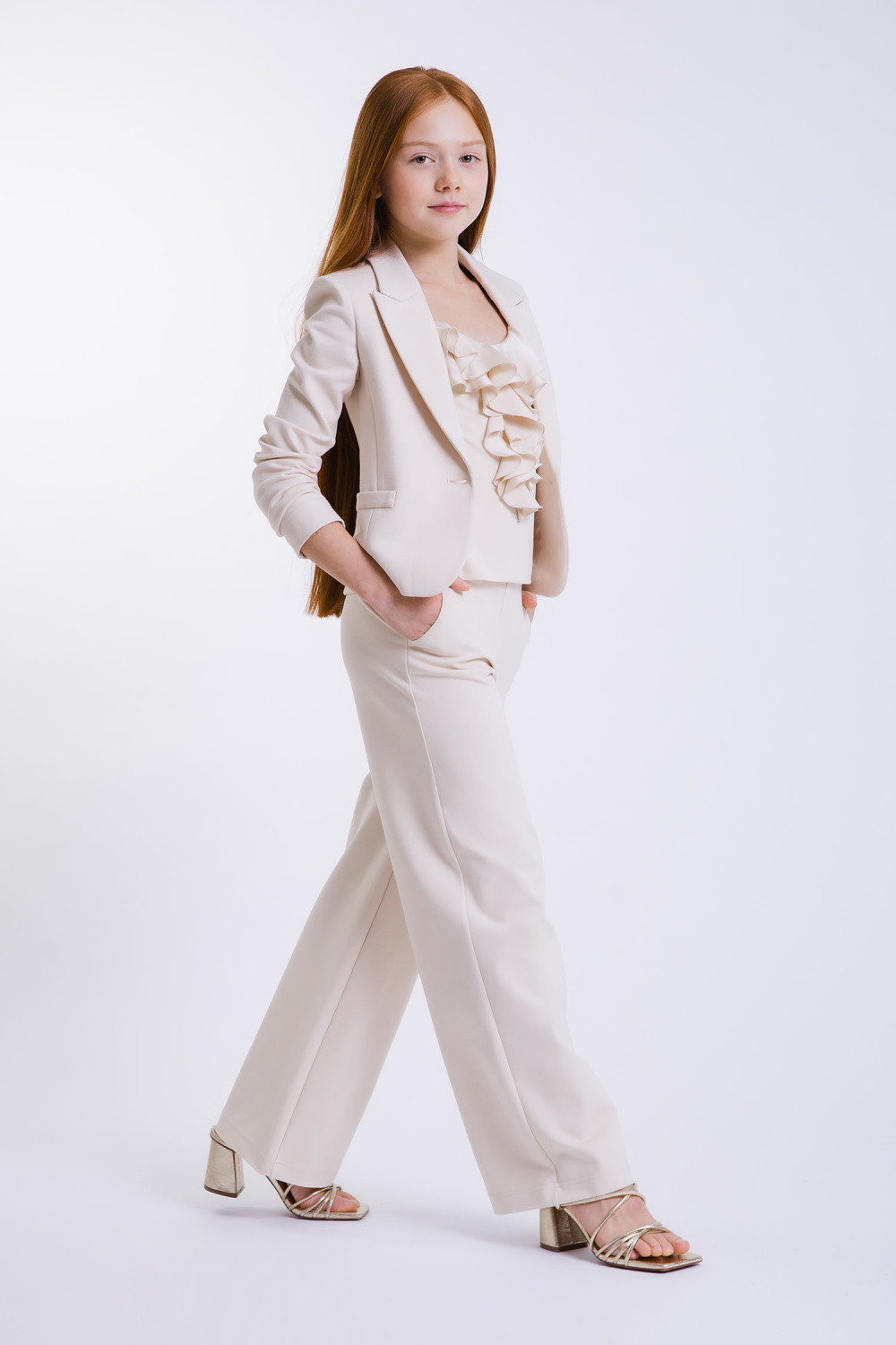 картинка Брюки FSL-359-126-ТВК-340 (песочный) от магазина Маленькая Леди