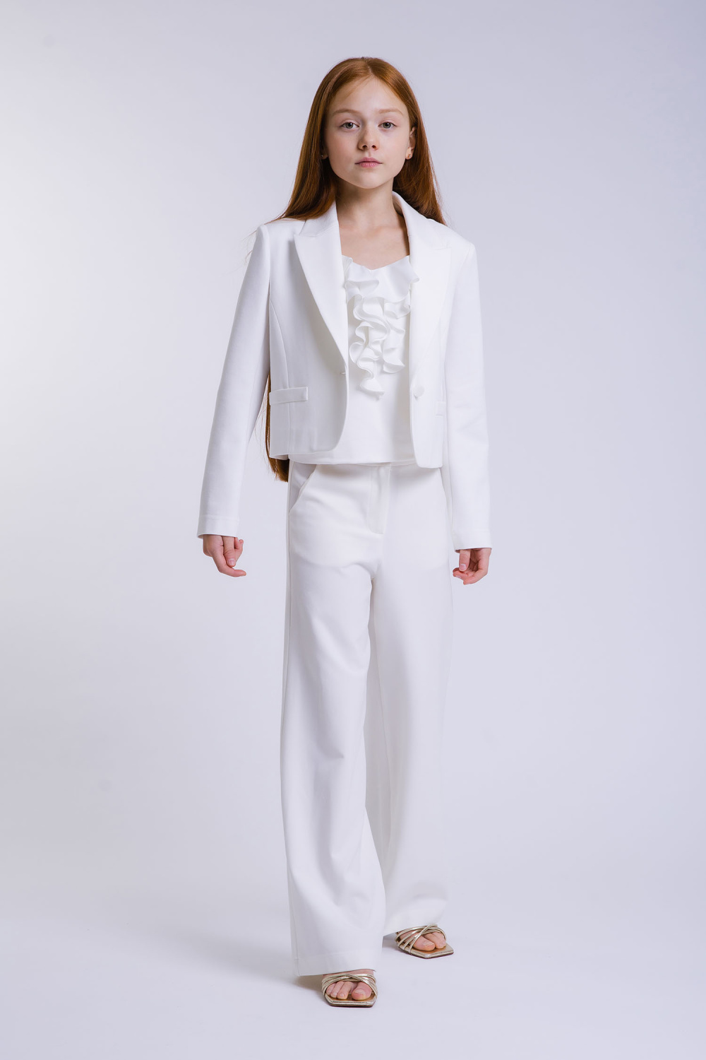 картинка Брюки FSL-375-126-ВВОК (молочный) от магазина Маленькая Леди