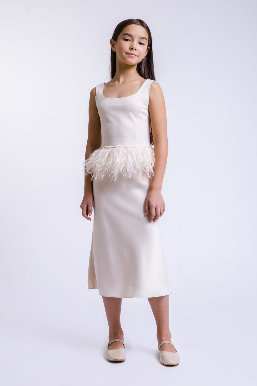 картинка Топ FSL-548-126-ТВК-340 (песочный) от магазина Маленькая Леди