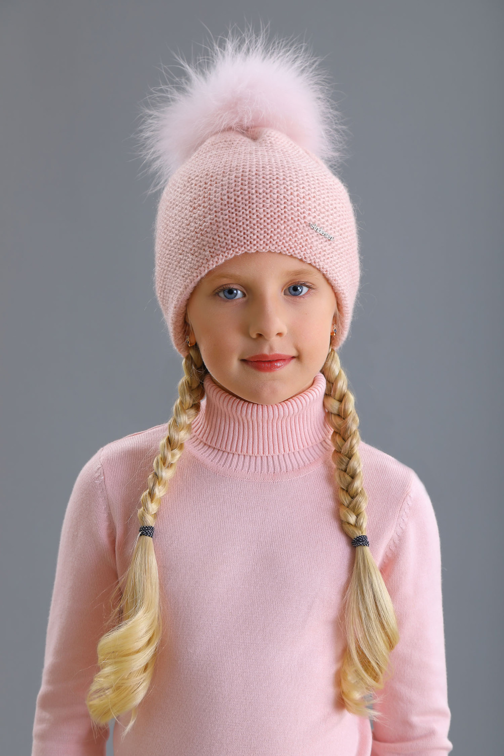 Школьный Свитер для девочки из трикотажа вязаного, цвет 